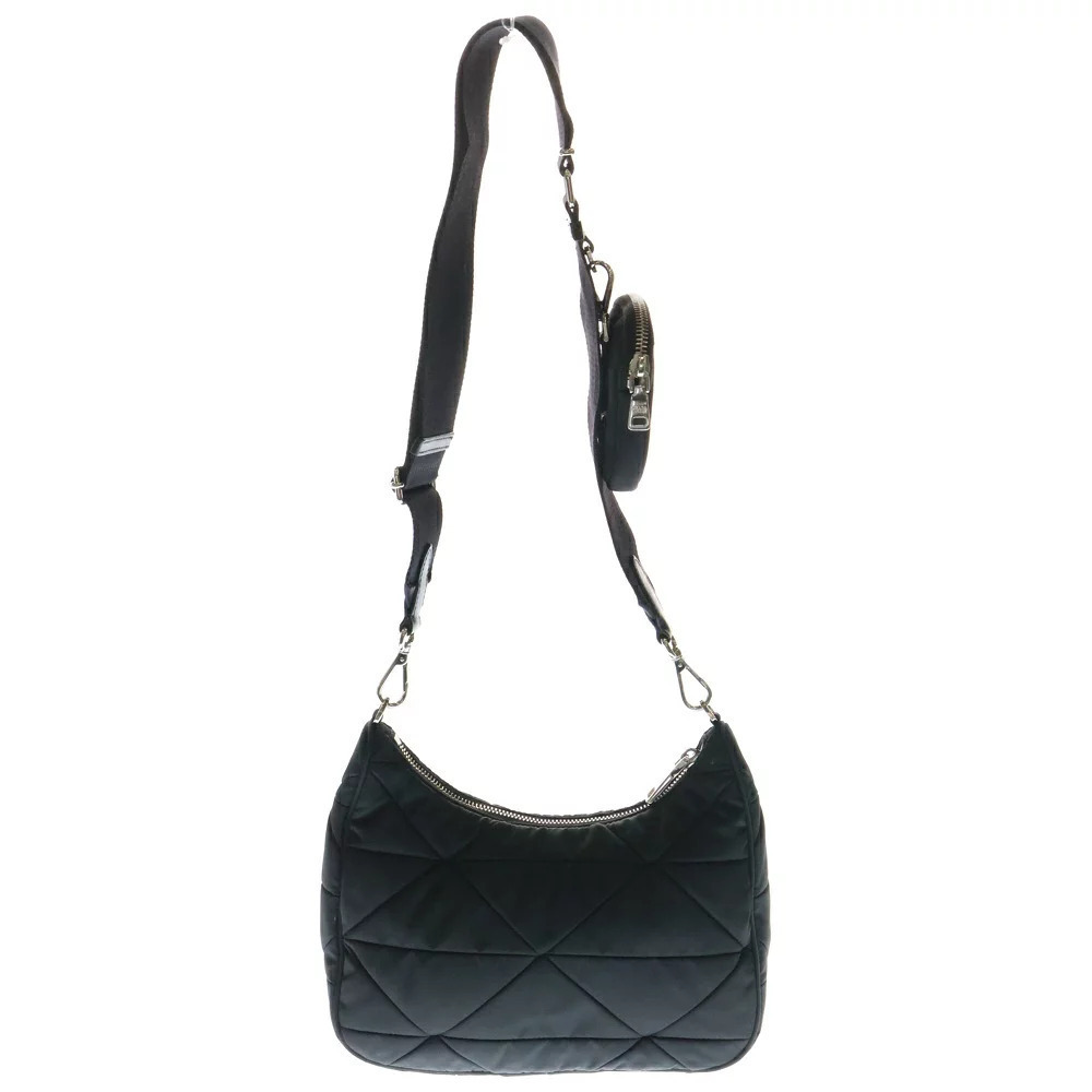 Prada Shoulder Quilted Padded Bag Black